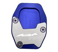 Support latéral Pour X-adv 750 Pour XADV 750 X-adv750 2021 2022 Moto CNC Aluminium Béquille Latérale Rallonge Plaque De Support Coups Pied Tand Agrandisseur Pied(Bleu)