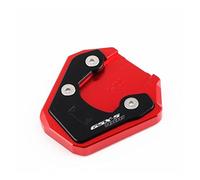 Support latéral Support D'extension De Support Latéral De Béquille De Moto Agrandir La Plaque De Support Pour GSX-S1000 Pour GSX-S1000F GSR750 ForGSXS1000(rouge)