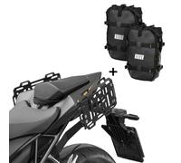 ZIEGER Porte-Sac Latéral Compatible Avec Honda CB 1000 Hornet + Sacs Taille S