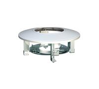Support LevelOne CAS-7320 Blanc Aluminium 21cm pour Caméra de Sécurité LevelOne FCS-3085 - Diamètre 210mm, Hauteur 90mm, Poids 600g