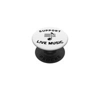 Support Live Music Trumpet PopSockets PopGrip Adhésif