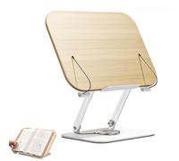 Support Livre Presentoir Livre Support De Livre De Cuisine Support De Livre Rotatif à 360° Pour Lecture Pour Partitions, Recettes, Ipad Et Ordinateur Portable