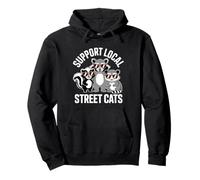 Support Local Street Cats Refuge Protection Des Animaux Amis Sweat à Capuche