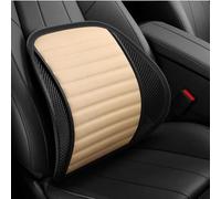 Support Lombaire De Voiture pour Audi Q3 F3 2018-2023, Respirant Soutien Lombaire en Maille Coussin De Soutien Dorsal,Beige