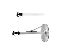 Support lumineux en acier inoxydable avec lumière LED intégrée et récipient amovible pour cuisine, salle de bain, planificateur de cuisine étanche