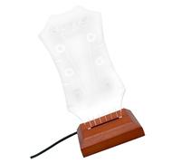 Support lumineux pour médiators de guitare, support électrique en acrylique avec base pour le rangement et l'affichage