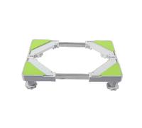 Support Machine à Laver Réglable 30cm-45cm Socle Linge Base de Sèche-linge avec 4 pieds Socle Machine à Laver pour Électroménager Réfrigérateur Hauteur 10-12 cm