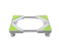 Support Machine à Laver Réglable 30cm-45cm Socle Linge Base de Sèche-linge avec 8 pieds Socle Machine à Laver pour Électroménager Réfrigérateur Hauteur 10-12 cm