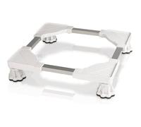 Support Machine à Laver - TRAHOO - Réglable - 150 kg - Blanc