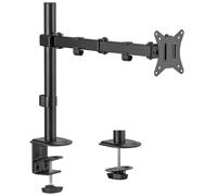 Bras de support Simple à fixation pour écran Hauteur réglable Acier Noir 17-32"