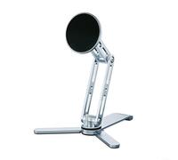 Support magnétique 2 en 1 réglable avec rotation à 360° pour smartphones et tablettes, pour self-vlogging, navigation, macro photographie