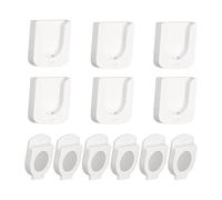 Support Magnétique 6 Pièces, Support De Télécommande, Boucle Magnétique Murale, Boucle Murale Collante, Support Multifonction