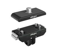 Support magnétique à dégagement rapide compatible avec Insta360 Ace Pro/Ace/X3/ONE X2, support pliable en métal, vis 1/4 et adaptateur de conversion d'interface interchangeable à 2 broches (type 2)
