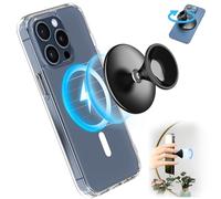 Support magnétique à ventouse pour téléphone MagSafe compatible avec iPhone 15 14 13 12 Pro Max Plus, étui Mag-Safe et tous les téléphones, support de téléphone mains libres pour selfies et vidéos