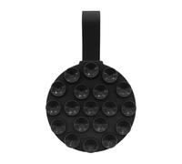 Support magnétique à ventouse pour téléphone portable mains libres | Anneau de support en silicone pour téléphone - Mains libres - Pour miroir, porte, douche, cellule - Accessoire - Anneau de