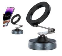 Support magnétique à ventouse pour téléphone portable, rotation à 360 degrés, support pliable pour tableau de bord smartphone, ventouse pour tous les smartphones, femmes et hommes