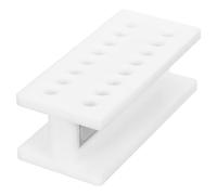 Support Magnétique Acrylique pour Microtubes, 16 Emplacements, Blanc | Stabilité Magnétique, Haute Transparence, Portable, Usage en Recherche Médicale et Scientifique