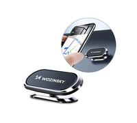 Support magnétique autocollant rotatif à 360° pour tableau de bord de voiture, a