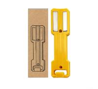 Support magnétique avec deux aimants puissants pour un montage vertical afin de maximiser l'efficacité de l'espace de travail dans les garages, ateliers et stations de bricolage (jaune)
