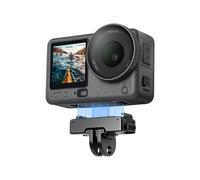 Support magnétique bidirectionnel pour DJI Osmo Action 6, base magnétique en métal avec trou de vis de 6,35 mm et interface à deux griffes, support d'extension pliable à libération rapide