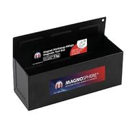 Support magnétique Boîte de rangement - 210 x 110 x 85 mm - NOIR - Force 3kg - Étagère murale avec support aimanté - Bac de stockage - pour frigo et toutes surfaces métalliques