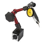 Support Magnétique Comparateur Comparateur Centesimal avec Base Magnétique Articulée Micromètre Support pour Support Base Jauge Magnétique Forte Flexible, Support Indicateur de Levier Jauge Test