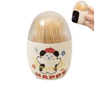 Support magnétique de -dents pour réfrigérateur - Distributeur de palpin innovant de grande capacité | Transparent, accès facile, design gain de place | Idéal pour la cuisine, le bar, les voyages,