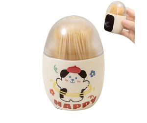 Support magnétique de -dents pour réfrigérateur - Distributeur de palpin innovant de grande capacité | Transparent, accès facile, design gain de place | Idéal pour la cuisine, le bar, les voyages,