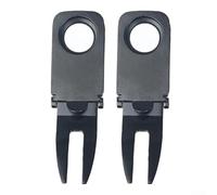 Support magnétique de golf avec marqueur de balle et outil de réparation de divot conçu pour garder les outils à portée de main sur le terrain (noir)