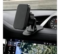 Support magnétique de téléphone de voiture à 360 degrés pour grille d'aération et GPS pour iPhone 17 16 15 14 Xiaomi Samsung Huawei (Noir)