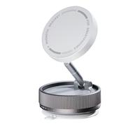 Support magnétique de téléphone de voiture - Support à ventouse réglable, poignée de verrouillage sous vide puissante, support de smartphone rotatif à 360 degrés, support de téléphone pour tableau de