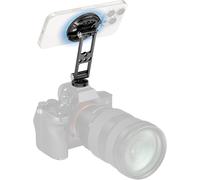 Support magnétique de téléphone portable en métal avec griffe de flash - Adaptateur de trépied rotatif réglable pour iPhone, caméra de surveillance, trépied, stabilisateurs - 5156