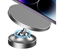 Support magnétique de téléphone portable pour voiture, rotatif à 360 ° et pliable, support magnétique stable, pour berlines, voitures, chariots de golf, bureau, voyages, adultes, adolescents et