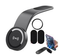 Support magnétique de téléphone portable pour voiture - Support de chargeur de voiture sans fil - Support de téléphone portable pour tableau de bord - Support de téléphone pour pare-brise