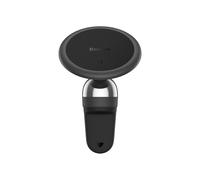 Support magnétique de téléphone pour grille d'aération de voiture, noir