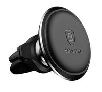 Support magnétique de téléphone pour grille d'aération de voiture - noir