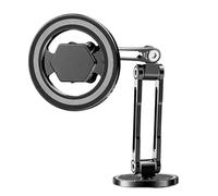 Support magnétique de téléphone - Rotation à 360 degrés - Support de téléphone de voiture - Compagnon de conduite fiable | Pour véhicule, camion, berline, SUV, camping-car, pare-brise, voyage, maison