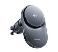 Support magnétique de voiture - BASEUS - Qi2.2 - Chargeur sans fil Qi2.2 - Ventilateur intégré - Noir