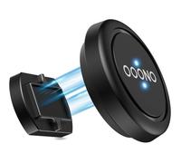 Support magnétique de voiture en métal robuste avec aimants intégrés Compatible avec avertisseur de flash Couleur:Noir