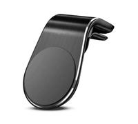 Support magnétique de voiture pour smartphones Ooono Co-Driver NO2/NO1 & Needit Drive One - Support magnétique puissant pour grille d'aération - Clip en aluminium - Compatibilité universelle (noir)