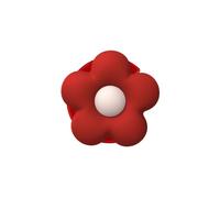 Support magnétique en forme de fleur en silicone 3D, rouge | Fleur rotative à 360°, compatible MagSafe, support réglable sur 3 positions, support magnétique amovible