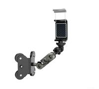 Support magnétique léger pour téléphone et appareil photo pour poteaux de clôture avec pointe filetée de 35,6 cm pour enregistrement pour baseball, softball et sports de tennis