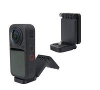 Support magnétique pliable pour Insta360 X6 et DJI OSMO 360 II, adaptateur de serrage magnétique à ventouse sur bureau/surface verticale, poignée pliable avec trou de vis 1/4 pour trépied
