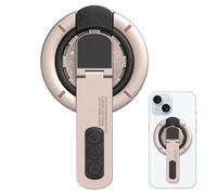 Support magnétique pour anneau de téléphone - Support de montage réglable et durable, poignée rotative à 360 degrés, support magnétique double face avec anneau en silicone pour écrivain