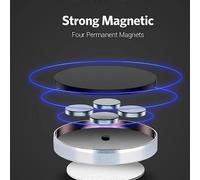 Support magnétique pour appareil, compatible avec les plaques extra-fines pour un profil élégant, idéal pour la voiture, la cuisine, le