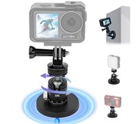 Support magnétique pour appareil photo, siège griffe commutable et vis 1/4"-20, base magnétique de 66 mm, avec rotule rotative à 360°, alliage d'aluminium, pour trépied, lumières LED, microphone,