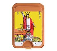Support magnétique pour carte de tarot The Magician pour iPhone 16 15 14 13 Pro Max, multicolore