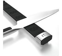 Support magnétique pour couteaux noir 345 mm - rangez très facilement tous vos couteaux de chef sur ce support aimanté design, à fixer au mur de votre cuisine. Pour 6-7 couteaux