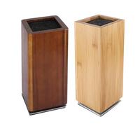 Support magnétique pour couteaux - Support en bois rotatif à 360°, support magnétique pour couteaux, organiseur de couverts de comptoir, rangement double face | Support rotatif à 360° en bois pour les