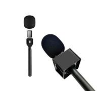 Support magnétique pour DJI Mic 3/Mini/1/2/Rode Wireless GO II/Micro Insta360 Air Poignée Drapeau Interview Lavalier Sans Fil Microphone Adaptateur Handheld Griffe pour Hollyland Lark M1/C1/Synco G1
